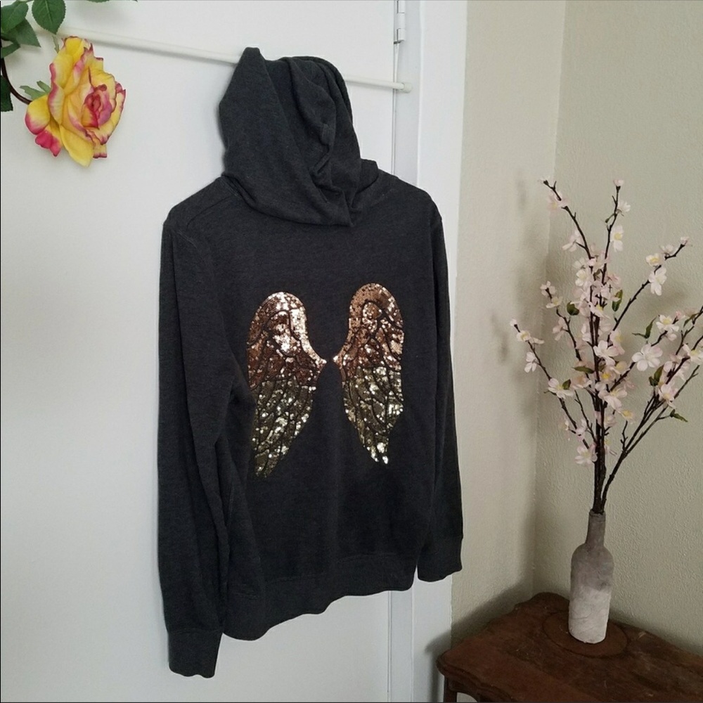 Victoria’s Secret Bling Angel Hoodie Full Zip